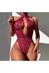 Lingerie Femme Sexy Ensemble Homme Sexy Hot y*2k Femmes Sexy O Cou sous-Vêtements Sexy Lingerie Dentelle Dos Longe sous-Vêtem