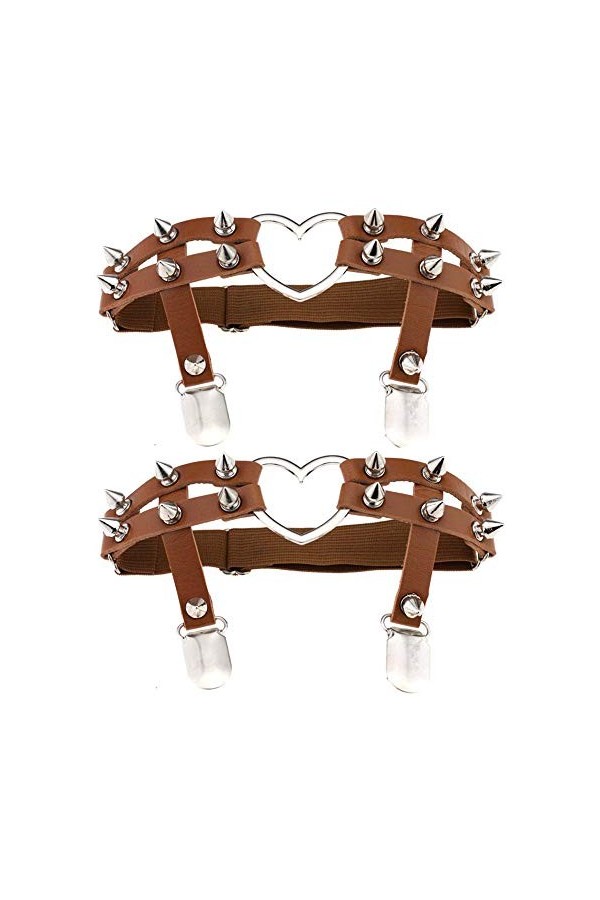 003 Jarretières à Anneaux, Gelb, Einheitsgröße Femme