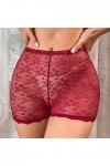Générique Culotte Transparente pour Femme String Sexy Chic Hot Nuisettes Provocante Coquine Hot Ouverte String Taille Haute p
