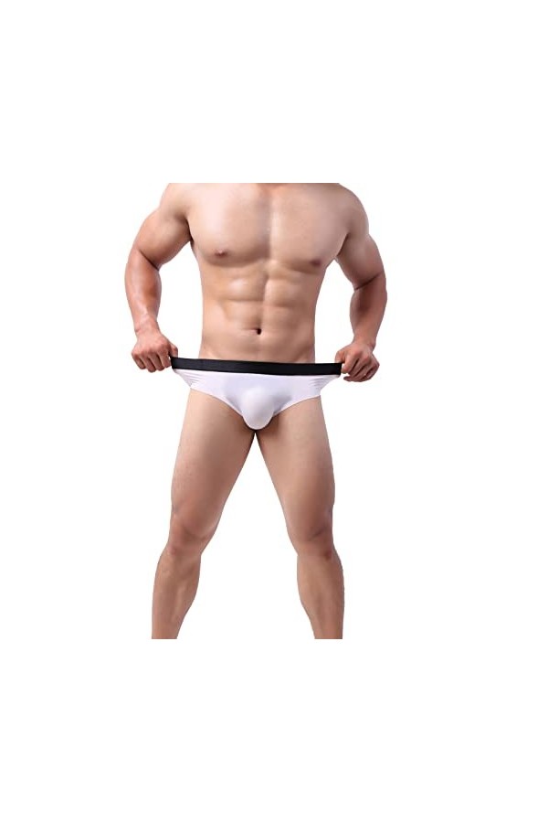 Générique Micro String Homme Mini Stretch Underwear Slip Homme Sexy Moulant Quotidienne Portable Culottes Lingerie Fine pour 