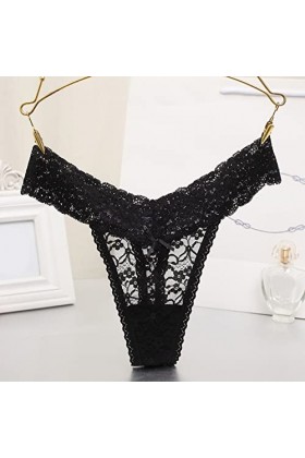 Ensemble Yoga Enfant Femmes Dentelle Grande Taille Sexy Femmes String T Pantalon Transparent Dentelle Coton Culotte Menstruel