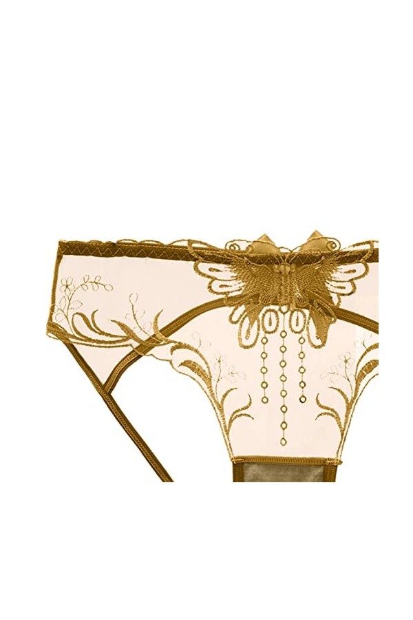 Dasongff Culottes Dentelle pour Femme Taille Haute Shorties Femmes Sexy Culotte Sexy Chic Slip Sexy Coquin Transparente Tanga