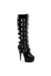 Pleaser DELIGHT-2049 Blk Pat/Blk UK 6 EU 39 