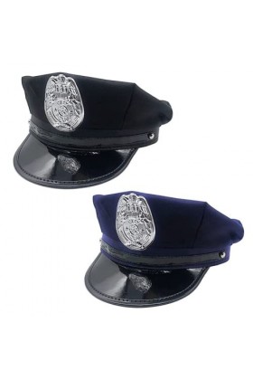 anso Costume de police sexy pour femme - Casquette de police - Uniforme de tentation - Tenue de fête - Chapeau noir 