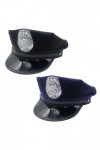 anso Costume de police sexy pour femme - Casquette de police - Uniforme de tentation - Tenue de fête - Chapeau noir 