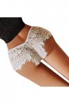 MianYaLi Nuit Sexy Femme Femmes Culottes Briefs String G-String T Dentelle Lingerie String Sexy Strings White, L 