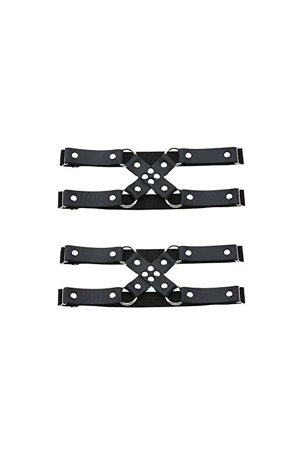 alisikee Lot de 2 porte-jarretelles réglables pour femme