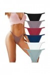 String de Absorbante Menstruelle Femme Pantalons Triangle en Pur Coton et Soie Culottes Stretch Slips Couleur Unie 2023 Nouve