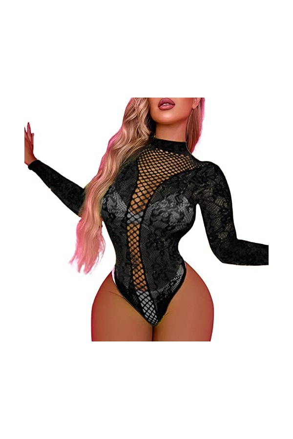 Lingerie Femme Sexy Ensemble Homme Sexy Hot y2*k Femmes Mode Impression Maille Lingerie Dentelle Lingerie 1 pièces Body Ensem