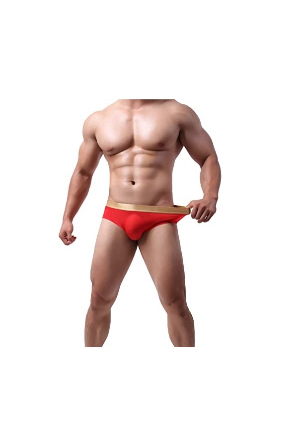 Générique Micro String Homme Mini Stretch Underwear Slip Homme Sexy Moulant Quotidienne Portable Culottes Lingerie Fine pour 