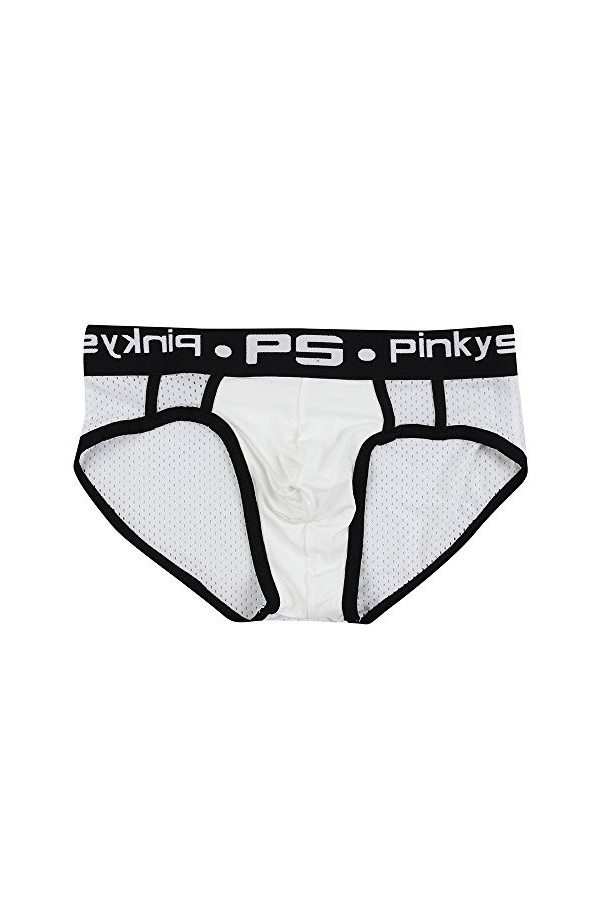 Slips Lettre Poche imprimée pour homme Sous-vêtement pour homme Sous-vêtement Bulge Boxer Homme Sous-vêtements de ski pour ho