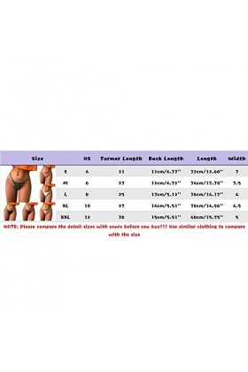 ZHINIAN String sexy doux et confortable avec dos en T - Taille basse - Culotte pour femme - Culotte taille haute - Sous-vêtem