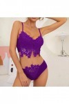 Lingerie Sexy Femme Coquine Hot Sexy Bodysuit Ensemble de Deux pièces de sous-vêtements Sexy pour Femmes Ensemble de Soutien-