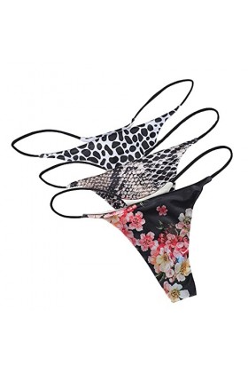 PANPANY Culottes pour Femme Confortables Multipack Sexy Culottes Multicolore Panties Soutien-Gorge sous Vetements sans Coutur