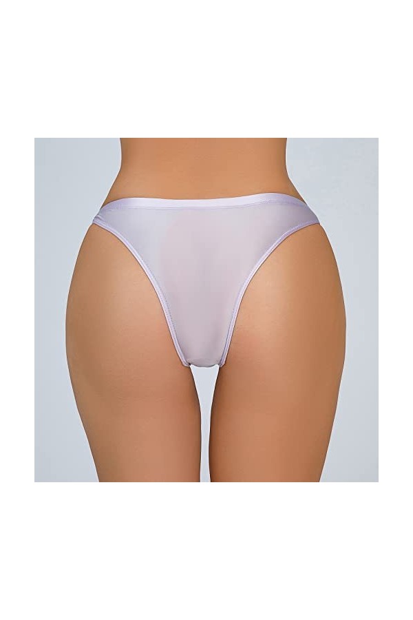 PANPANY Culottes pour Femme sous Vetements Soutien-Gorge sans Couture Slips Femme Dentelle Multipack Tanga Culotte Multicolor