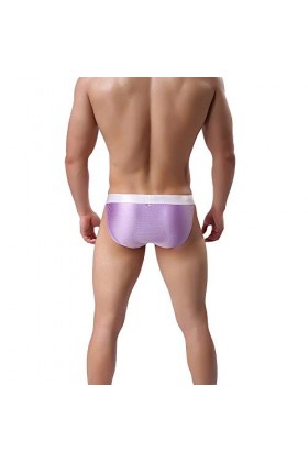 liaddkv Sexy Gay Sous-Vêtements Hommes Ultra Mince Sous-Vêtements pour Hommes Respirant Doux Hommes Sous-Vêtements Serrés, li