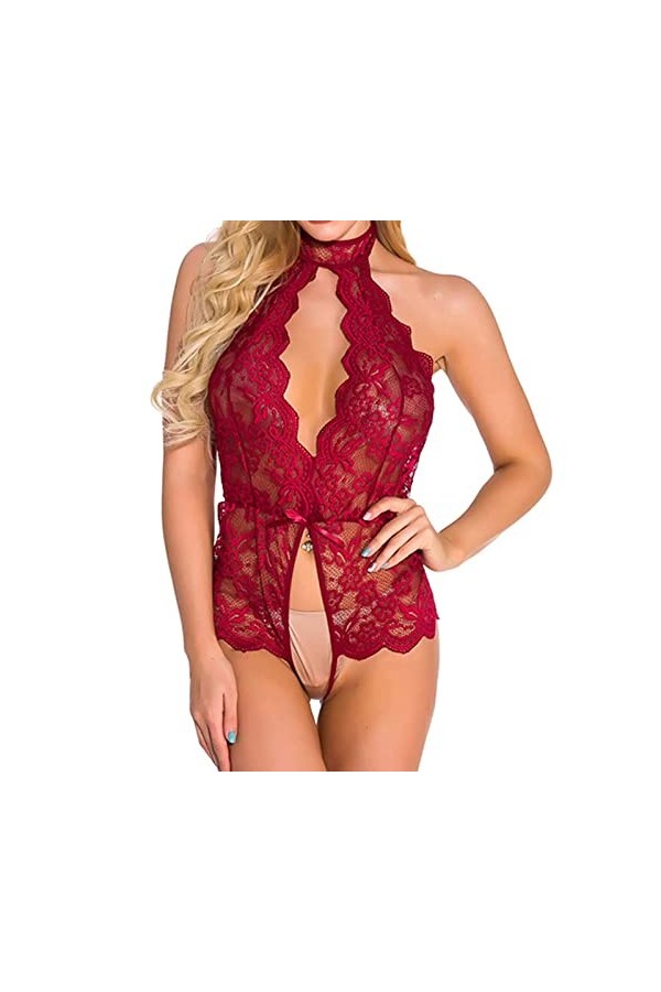 Lingerie Femme Sexy Ensemble Homme Sexy Hot y26k Femmes Mode Lingerie Roleplay Lingerie Sexy Femmes Costumes Rouge Plaid Dent