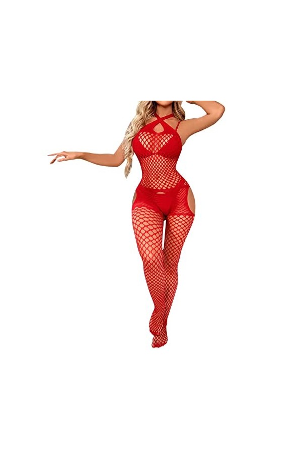 Lingerie Femme Sexy Ensemble Homme Sexy Hot y26k Femmes Lingerie jarretière Bas Sexy Collants résille Ouverture Leggings évid