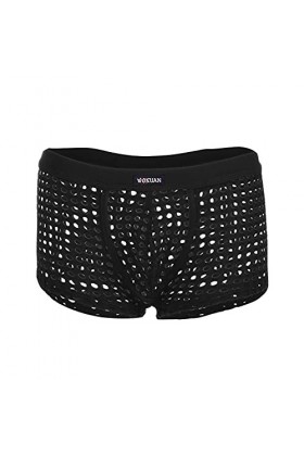 Shffuw Culottes pour Femme Pack Sexy Mesh Slips Boxer sous-vêtements Respirants Briefs pour Hommes Sexy Slip Sexy pour Femme 