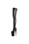 Pleaser INFINITY-4000 Blk STR Faux Leather/Blk Matte UK 4 EU 37 