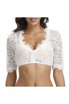 TDEOK Lingerie sexy pour femme - Mini jupe - Élégant - Noir - Pour fête de la bière - Lingerie de sommeil, Blanc., XXXXXL