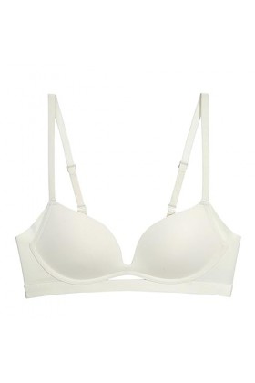 Soutien-gorge classique sans coutures pour femme - Sans armatures - Sexy - Dos nu - En cuir verni - Sangle en dentelle - Sout