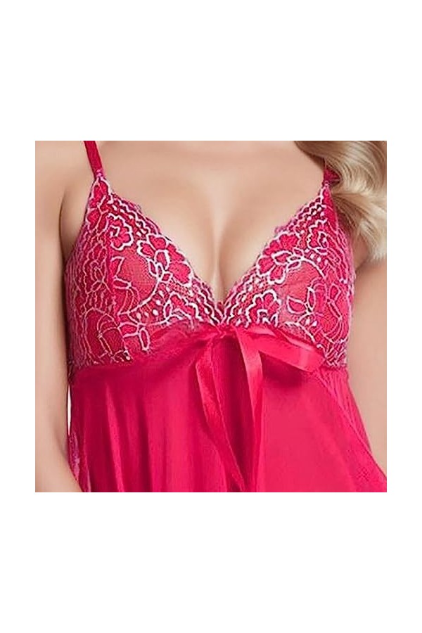 Lingerie Femme Sexy Ensemble Homme Sexy Hot y21k Lingerie V-Neck Nuit Broderie Maillage de Nuit Dentelle Bowknot Femmes Cuir 