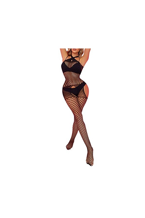 Lingerie Femme Sexy Ensemble Homme Sexy Hot y26k Femmes Lingerie jarretière Bas Sexy Collants résille Ouverture Leggings évid