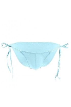 Générique String Homme Sexy Hot Dentelle Slips Boxer sous-vêtements Sexy à Lacets pour Hommes, Slips de Glace de Couleur Unie