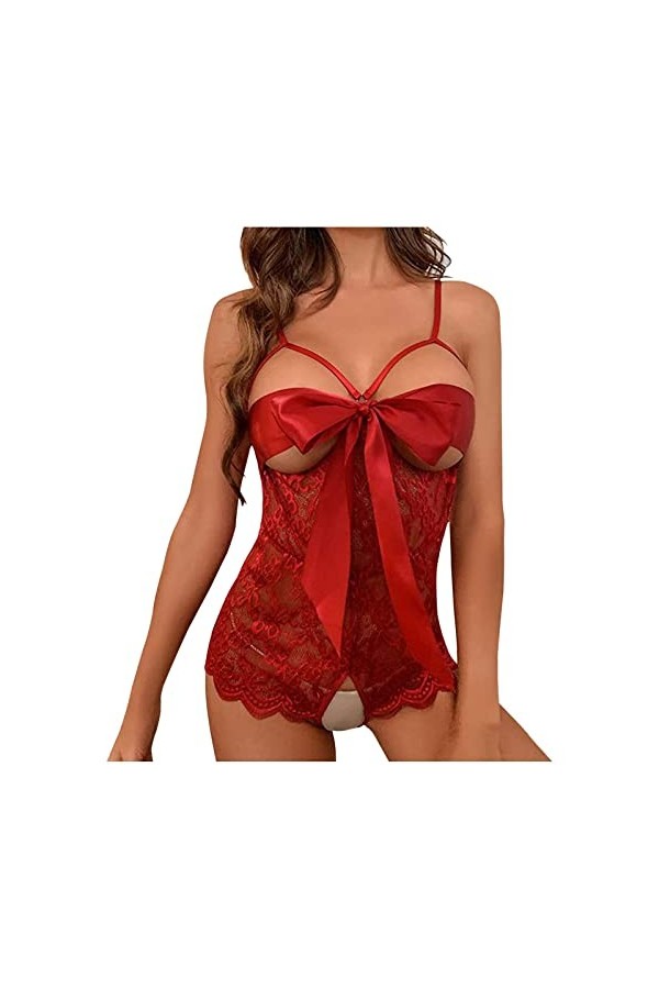 Lingerie Nuisette Femme Slutty Hot Mini Robe See Through Coquine Nuit Body Sexy Chemise Grande Taille Erothique Ensemble Ouve