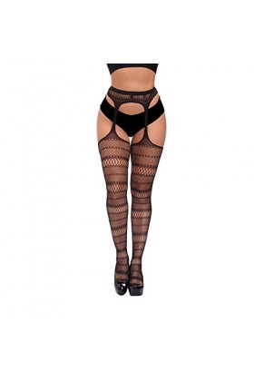 Ncenglings Mannequin Lingerie Couture Faux Collants Vintage Dot Print Thin Sexy Mesh Womens Bas Extension Body