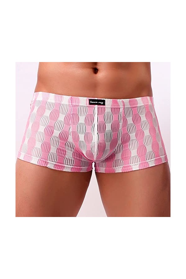 Sous-vêtements transparents pour homme sexy et respirant - Sous-vêtements de nuit pour homme - Confortable - Petit pantalon p