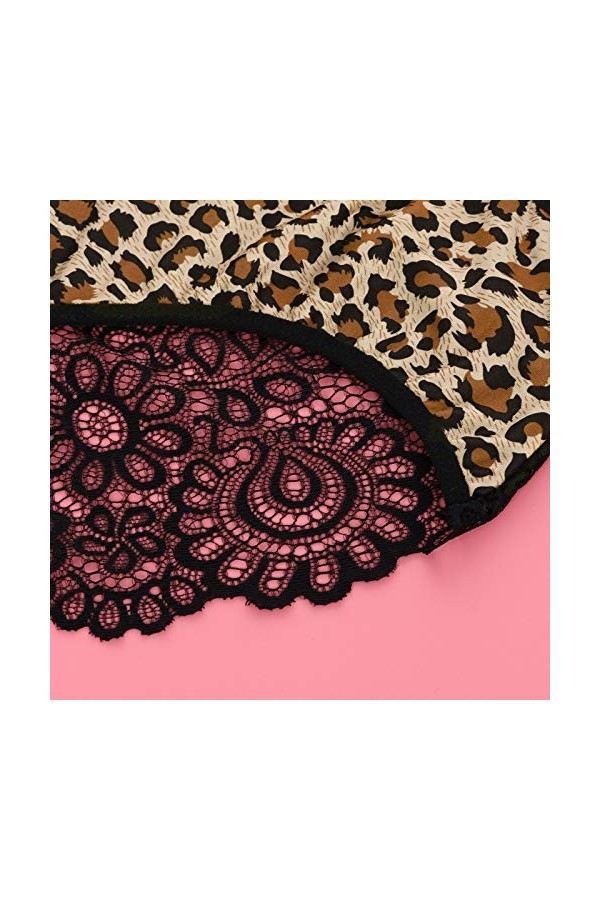 Lingerie Femme Sexy Ensemble Homme Sexy Hot y29k Femmes Tank Underpant translucide Sexy Leopard Seer Print sous-vêtements Den