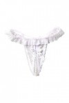 Générique Sexy Dentelle Patchwork Culottes Femmes Broderie sans Couture G-String Culottes String Ficelle en Dentelle Sexy Fem