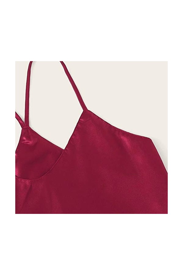 liaddkv Satin up Ensemble Dentelle Poupée Pyjama en Soie Sleepsilk Vêtements de Nuit Femmes Sous-vêtements Sexy Lingerie Sexy