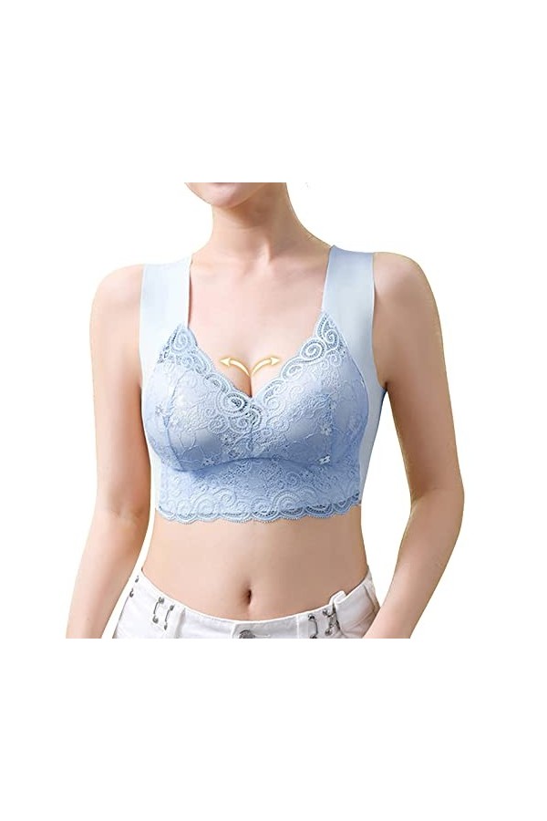 Lingerie Femme Sexy Ensemble Homme Sexy Hot y2*k Les Femmes Rassemblent de la Dentelle de Grande Taille sans Anneau en Acier 