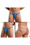 Générique String Homme Sexy Hot Dentelle Slips Boxer sous-vêtements Sexy Taille Basse pour Hommes Ice Silk Lifting Ring Multi