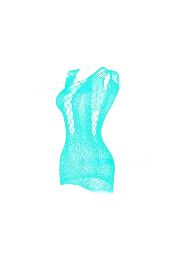 Lingerie érotique sexy européenne et américaine Bas érotiques vente en gros de vêtements en maille dune seule pièce Aigue-m