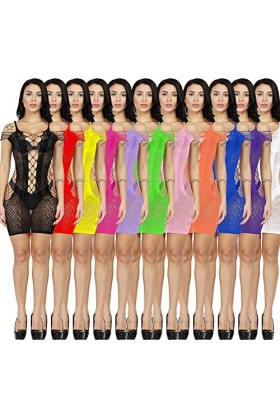 Lingerie érotique sexy européenne et américaine Bas érotiques vente en gros de vêtements en maille dune seule pièce Aigue-m
