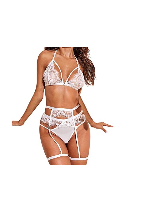 Lingerie Femme Nuisette Ouverte Lingerie Sissy Érotique Valentin Babydoll Sensuelle Chemise Harness Harnais Robe Slutty Hot N