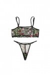 Lingerie Sexy Ensemble Femme Erotique Vêtements De Nuit Dentelle Ensemble Soutien Gorge et String Sexy sous-Vetements 2 Pièce