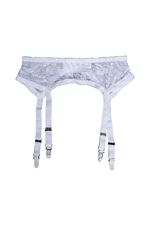 TVRtyle - Jarretières - Femme Noir Noir Large - Noir - X-Large