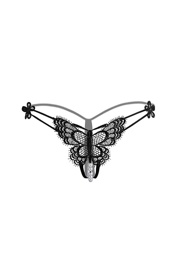 KEIZHUONIQIU Tanga-Strings et Tangas pour Femme Sexy Slip Léger Lace Patchwork Culotte Stretch sans Couture sous-Vetements Do