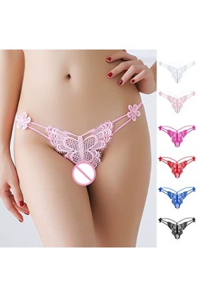 KEIZHUONIQIU Tanga-Strings et Tangas pour Femme Sexy Slip Léger Lace Patchwork Culotte Stretch sans Couture sous-Vetements Do