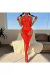 Ensemble de Lingerie Sexy en Dentelle Coquine Lingerie Pas Cher Transparente Lingerie en Résille Sexy Hot Chaude Nu Teddy sou