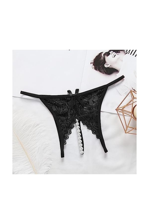 Générique Culotte Femme Taille Haute Slips Elasticité Tangas rayés Taille Haute Coquin Hot Plus Taille String Culottes de sou