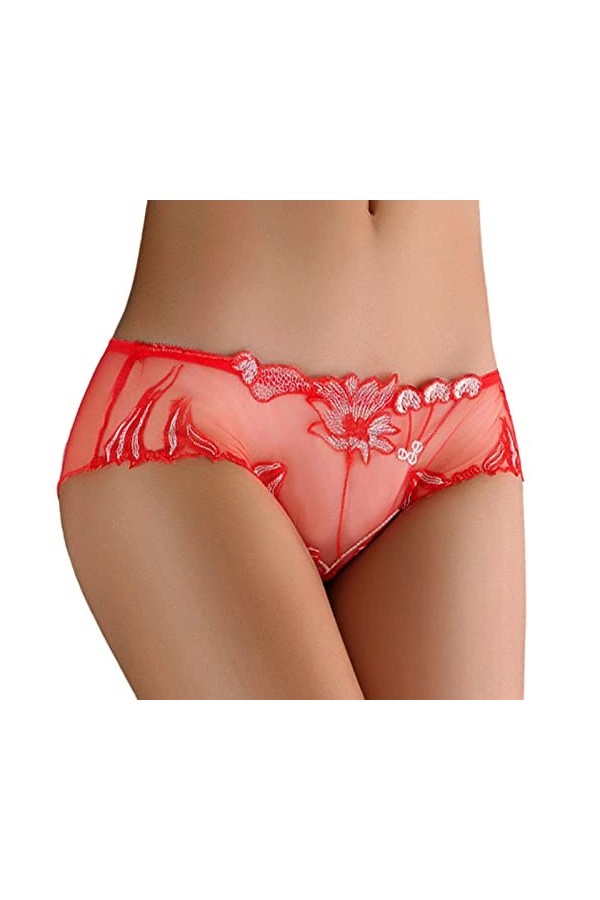 Culottes pour Femmes Sexy sous-vêtements Shorties Culottes Coton Entrejambe Décontracté Culottes Découpées Bustier Décontract