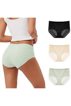 Générique Culotte Femme Taille Haute Culottes de sous-vêtements Culotte Haute Gainante String Traceless Robe Décontracté Dent