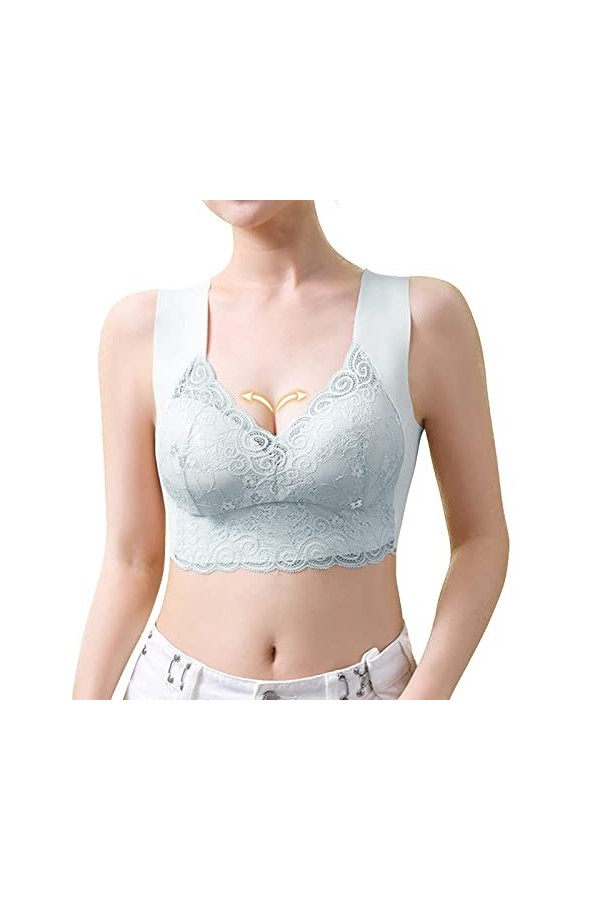 Lingerie Femme Sexy Ensemble Homme Sexy Hot y2*k Les Femmes Rassemblent de la Dentelle de Grande Taille sans Anneau en Acier 