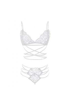 Lingerie Sexy Ensemble Femme Erotique sous-Vetements 2 Pièce Ensemble Soutien Gorge et String Sexy Vêtements De Nuit Dentelle